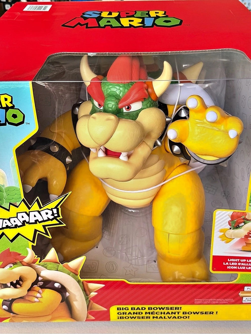 Nintendo Big Bad Bowser Action Figure New in Box 12’